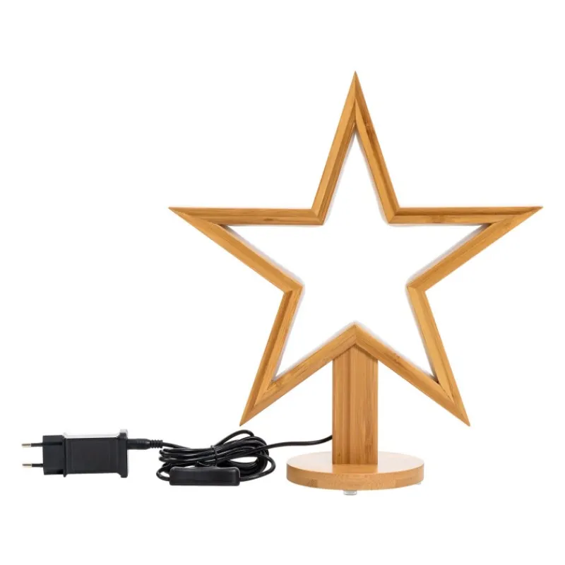 Stella con Base H35cm LED BIANCO CALDO-Lotti