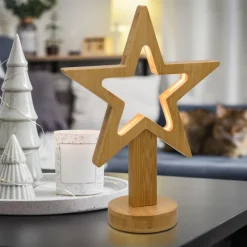 Stella con Base H25cm LED BIANCO CALDO-Lotti Best