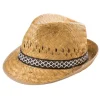 Cappello in paglia da uomo-Stocker Discount