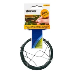 Filo zincato plastificato Ø2,0 mm 20 m-Stocker Clearance