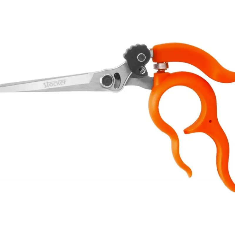 Forbice anello vendemmia 20 mm inox lama 55 mm-Stocker Outlet