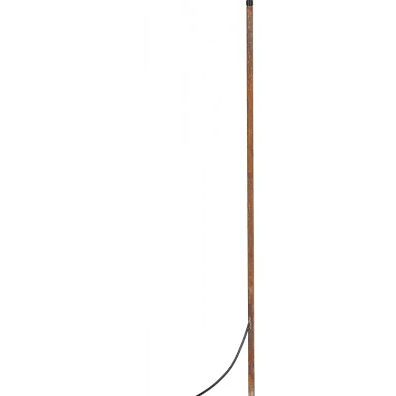 Palo innalzamento ugello 150 cm, in ferro, con 1,70 m di tubo, connettore in gomma e raccordo a 135° ø 6 mm per Geyser-Stocker New