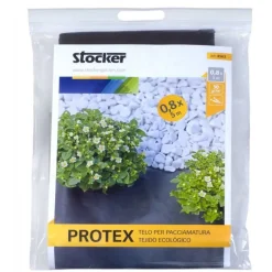 Protex Telo per pacciamatura nero 1,60 x 5 m 50 gr-Stocker