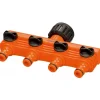 Raccordo rubinetto a 4 uscite 1/2 3/4-Stocker New