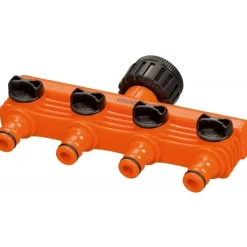 Raccordo rubinetto a 4 uscite 1/2 3/4-Stocker New