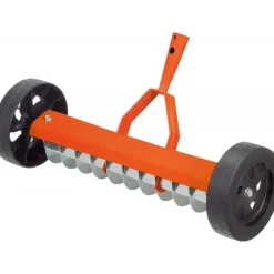 Rastrello aeratore con ruote, 40 cm-Stocker Discount