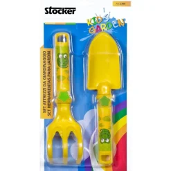 Set attrezzi giardinaggio giallo KIDS GARDEN-Stocker New