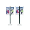 Street Pole Banner Set of 2 Cod. 24496-Lemax Clearance