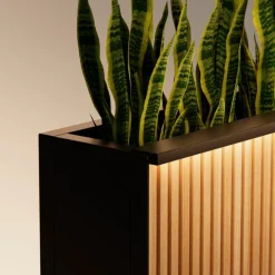 Supporto Magnetico per Luci colore Antracite per Fioriere DECO 50x7x3cm-Herstera Sale