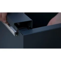Supporto Magnetico per Luci colore Grigio Scuro per Fioriere da 100 cm-Herstera Online