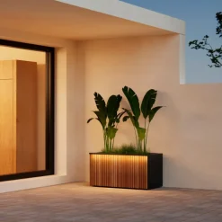 Supporto Magnetico per Luci colore Antracite per Fioriere DECO 100x7x3cm-Herstera Sale