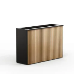 Supporto Magnetico per Luci colore Antracite per Fioriere DECO 120x7x3cm-Herstera Best