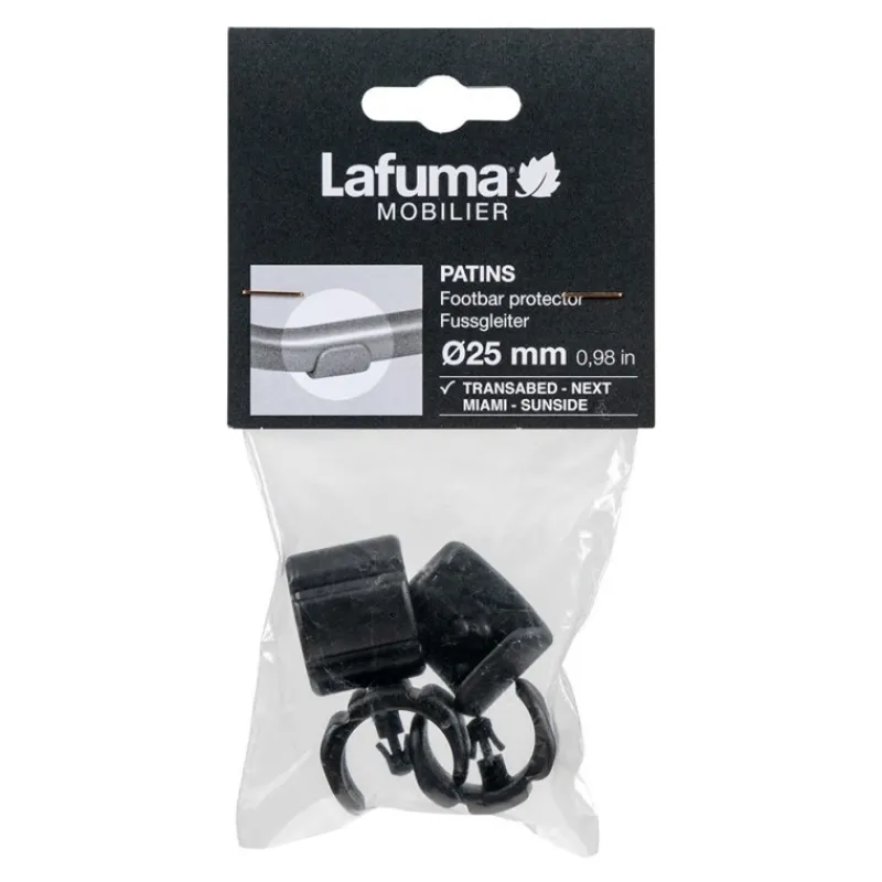 Tappini Diam. 25 mm Set da 4 LFM2845 Noir-LaFuma Best