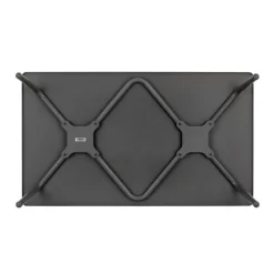 Tavolino basso rettangolare VENCE LFM5281 Titane/Titane-LaFuma