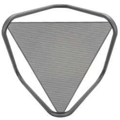 Tavolino VOGUE TRAFORATO 57 x 57 cm LFM5053 Titane-LaFuma Outlet