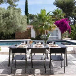 Tavolo da giardino allungabile ORON 170/205x100 cm LFM5322 Fusain/Titane-LaFuma Hot