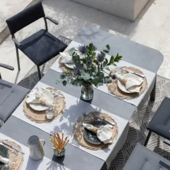 Tavolo da giardino allungabile ORON 170/205x100 cm LFM5322 Fusain/Titane-LaFuma Hot