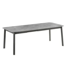 Tavolo da giardino allungabile ORON 170/205x100 cm LFM5321 Ciment/Titane-LaFuma New