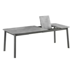 Tavolo da giardino allungabile ORON 170/205x100 cm LFM5321 Ciment/Titane-LaFuma New