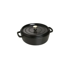 Tegame Rotondo 26 cm Nero in Ghisa-Staub Clearance