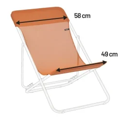 Tela di ricambio per MAXI-TRANSAT 62 cm LFM2655 Clémentine-LaFuma New