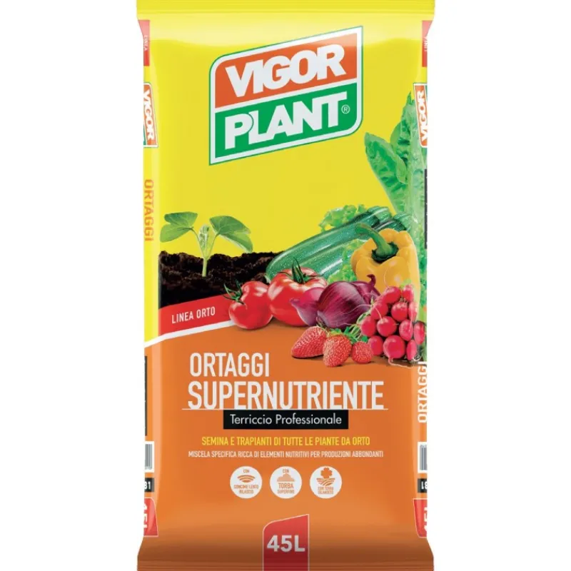 Terriccio Ortaggi Supernutriente 45 litri-Vigorplant Best