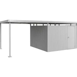 Tettoia Laterale L per Casetta in Metallo HIGHLINE-Biohort Discount