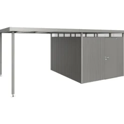 Tettoia Laterale L per Casetta in Metallo HIGHLINE-Biohort Discount