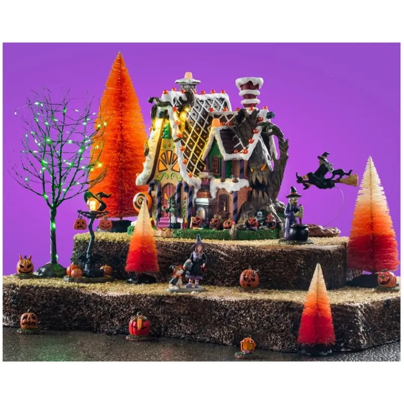 The Candy Witch Cottage Kit con Alimentatore 4.5V Cod. 56665-Lemax