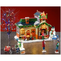 The Christmas Cafe Set con Alimentatore 4.5V Cod. 56675-Lemax