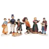 Townsfolk Figurines Set of 6 Cod. 92355-Lemax