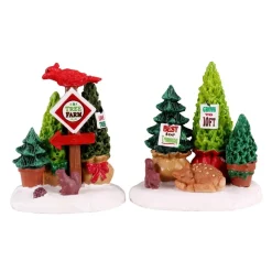 Tree Farm Display Set Of 2 Cod. 14844-Lemax Sale