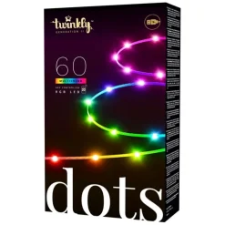 DOTS Striscia 3 m 60 Led RGB USB BT + WiFi Cavo Trasparente-Twinkly Outlet