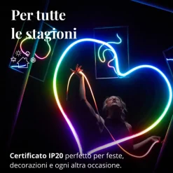 FLEX Tubo Flessibile 2 m 192 Led RGB BT + WiFi-Twinkly Sale
