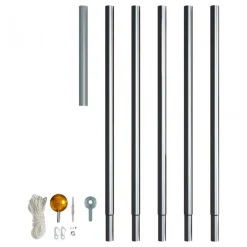 PALO nero per Light Tree 6 m-Twinkly Discount