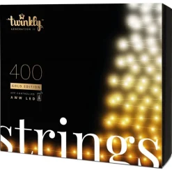 STRINGS Luci di Natale Smart 400 Led AWW II Generazione-Twinkly Clearance