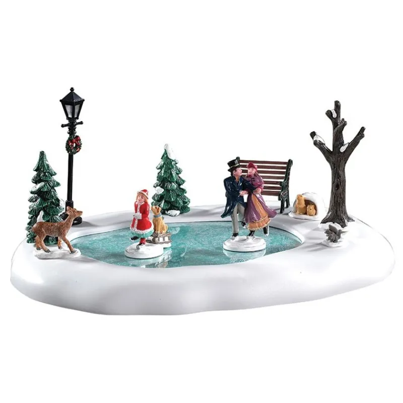 Victorian Skaters B/O 4.5V Cod. 94527-Lemax Clearance