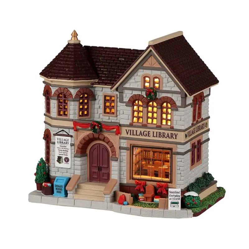 Village Library con Alimentatore Cod. 25889-Lemax New