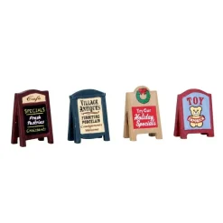 Village Signs Set of 4 Cod. 64071-Lemax Hot