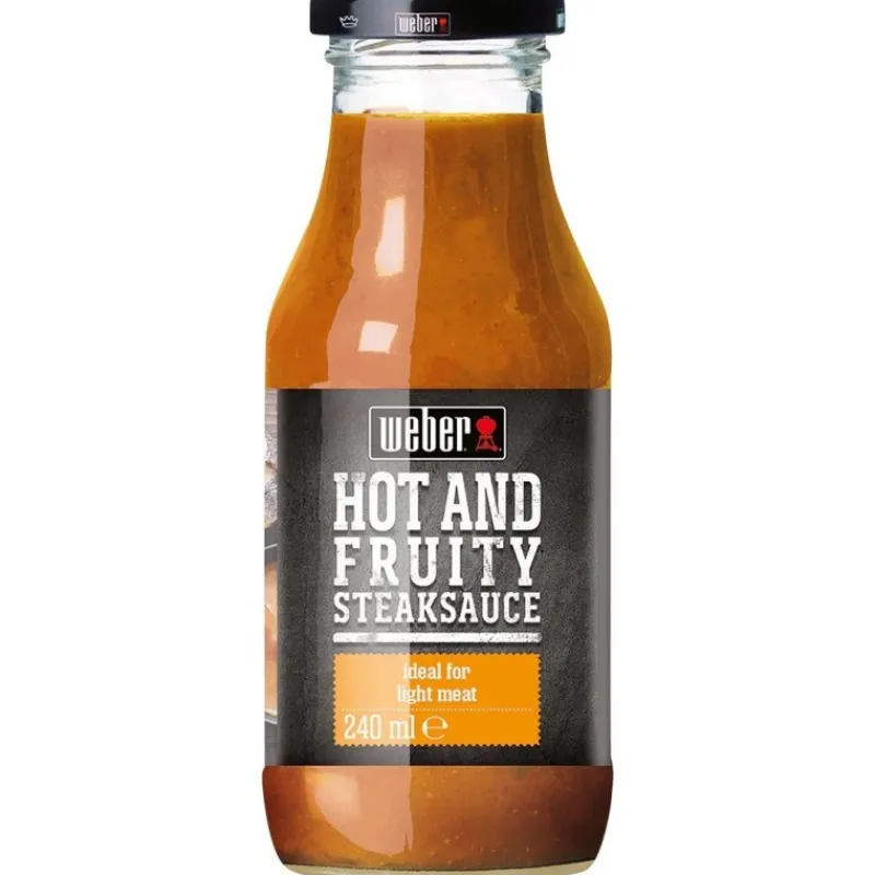 Weber Hot and Fruity Steaksauce - 240 Ml-Bickery Weber Online