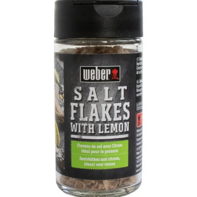 Weber Salt Flakes Lemon - 30 Gr-Bickery Weber Clearance